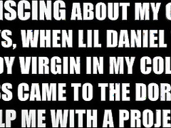 NERD GETS HIS FIRST DICK EXPERIENCE AND THE DICK IS HUGE