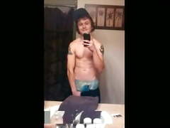 SLIM BLUE COLLAR NAKED GUY