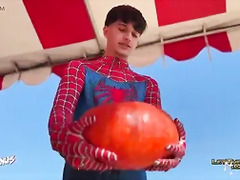 Pumpkin Fucker Cutie Twink Big Cumshot!