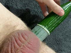 Anal fuck cucumber - deep inside Ass (GER 20yo fynncb1999)