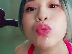 Chinese Trap Training Her Throat